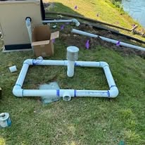 Irrigation suction line installation